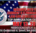 Immigration Information Session & Mother's Day Charity Dinner: Sat, May 13th in Lowell, MA