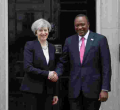 President Uhuru in London, Meets with British Prime Minister Theresa May