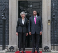 President Uhuru with UK Prime Minister Theresa May
