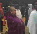 First Lady Margaret Kenyatta Queues for Several Hours Waiting to Vote