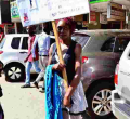Kenyan Woman Carrying Placard Looking for Mzungu Husband Says She's Received Hundreds of Phone Calls