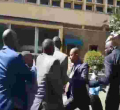 Babu Owino, Jaguar Exchange Blows [VIDEO]