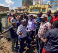 Starehe MP Charles Njagua Leads Constituents in Bringing down Perimeter Wall Erected around Grabbed Land