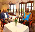 Uhuru Meets Retired President Daniel Moi