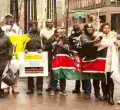 Kenyans in the US Hold Demos Outside UN Headquarters in New York