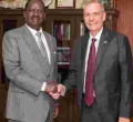 Raila Holds Talks with US Ambassador Robert Godec