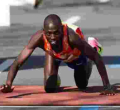 Kenyan Runner Collapses Near Finish Line at a Marathon in Germany, Crawls to Win Silver [VIDEO]