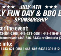 July 4th Family Fun Day & BBQ Event Sponsorship