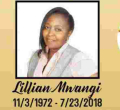 Death Announcement for Lillian Mwangi