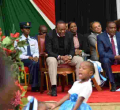 Kenya's First Female Aide-de-Camp RN Kamui Accompanies President Uhuru to a Public Event