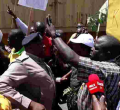 Video of Kenyan Man Caning Anti-Riot Police Officer During Demos Goes Viral Online