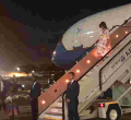 US First Lady Melania Trump Lands at JKIA