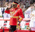 President Uhuru Dons Kenya Military Full-Service Dress Uniform during 55th Jamhuri Day Celebrations