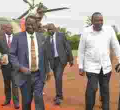 President Kenyatta Ignores His Bodyguards, Drives Away to Unknown Location in Company of Raila
