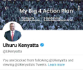 Kenyan Blogger Abraham Mutai Threatens to Sue President Kenyatta for Blocking Him on Twitter