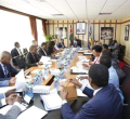 Interior CS Fred Matiang'i Chairs First Cabinet Committee Meeting at Harambee House