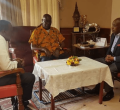 President Kenyatta Visits Retired President Moi After Death of His Son Jonathan