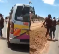 Video of Angry Kenyan Passengers Beating Up Matatu Driver, Tout for Endangering Their Lives Goes Viral