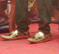 Nairobi Governor Mike Sonko Pictured Wearing Gold Shoes Worth Millions [PHOTOS]