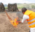 Uhuru Burns over 8,000 Illegal Firearms