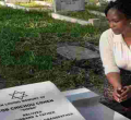 Sarah Wairimu Visits Late Dutch Husband Tob Cohen’s Grave