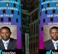 Kenya's Dr. Enoch Kariuki Honored by Nasdaq with NY Times Square Billboard 