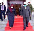 Tanzania’s New President Samia Suluhu Visits Uganda in Her Maiden Foreign Trip