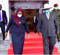 Tanzania President Samia Suluhu Breaks Tradition, Wears Facemask in Public for the First Time