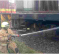 Panic as Nairobi-Bound Petroleum Train Catches Fire in Murang’a