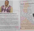 Kiambu Family Divided on Deceased Kin’s Marital Status, Places Two Parallel Obituaries in Newspaper 