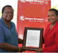 Kenya Airways Gifts Francis Atwoli a Free Business Class Return Ticket to a Destination of His Choice