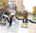 Kenyans Benson Kipruto and Diana Kipyogei Win Boston Marathon