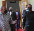Uhuru Holds Talks with Rwanda President Paul Kagame in Nairobi