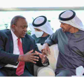 President Uhuru Holds Talks with Crown Prince Sheikh Mohamed Bin Zayed Al Nahyan of Abu Dhabi