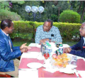 Kalonzo Hosts President Uhuru and Senator Moi for Dinner at His Karen Residence