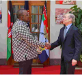 US Billionaire Businessman Fisk Johnson Pays a Courtesy Call on President Uhuru 