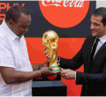  President Uhuru Receives FIFA World Cup Trophy in Nairobi  