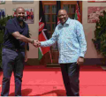 Museveni’s Son Muhoozi Holds Talks with President Uhuru at State House 