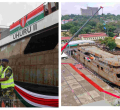 MV Uhuru II: President Uhuru Witnesses the Floatation of First Kenyan-Made Ship 