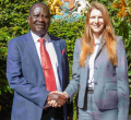 Raila Holds Talks with Jane Marriott, British High Commissioner to Kenya