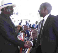 Raila Offers Ruto a Handshake at Mukami Kimathi's Burial 
