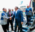 Uhuru Kenyatta Lands in Bujumbura for DRC Peace Talks