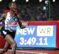 Kipyegon Breaks World 1500M Record in Florence, Italy