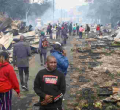 Huge Fire Destroys Sweeps Through Mutindwa Market in Buruburu, Nairobi