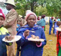 Nyeri Residents Elated After Gachagua Fulfils Promise of Rice, Beef Stew