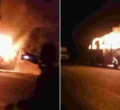 ENA Coach Bus With 49 Passengers Bursts Into Flames Mid-Journey