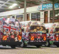 UK Embassy in Kenya Repaints its Vans With Nairobi Matatu Graffiti Ahead of Royal Visit