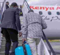 Deputy President Gachagua Opts for Commercial Flight, Carries Own Luggage