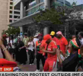 Kenyan Diaspora Protests IMF Policies Outside Washington Headquarters
