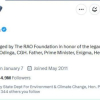 Former Prime Minister Raila Odinga's X Account RAO Foundation Takes Over Raila Odinga’s Social Media Accounts